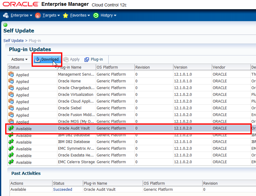 schedule download dialog