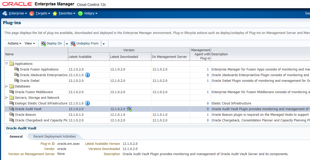 plug-in deployment