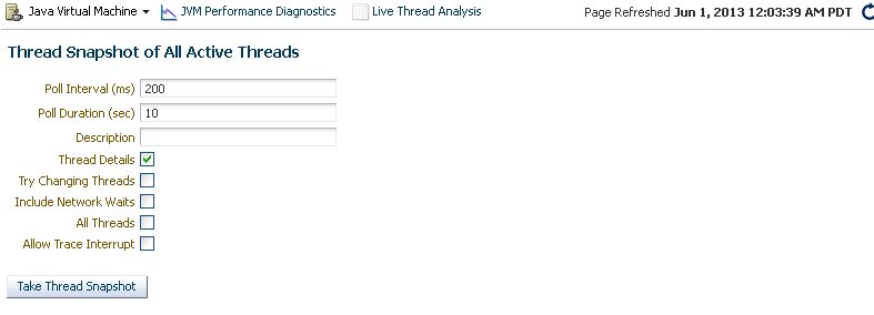 Tracing Active Threads