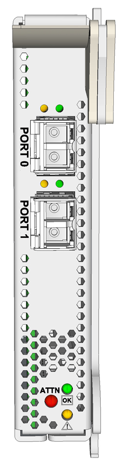 image:Figure that depicts the HBA LED indicators