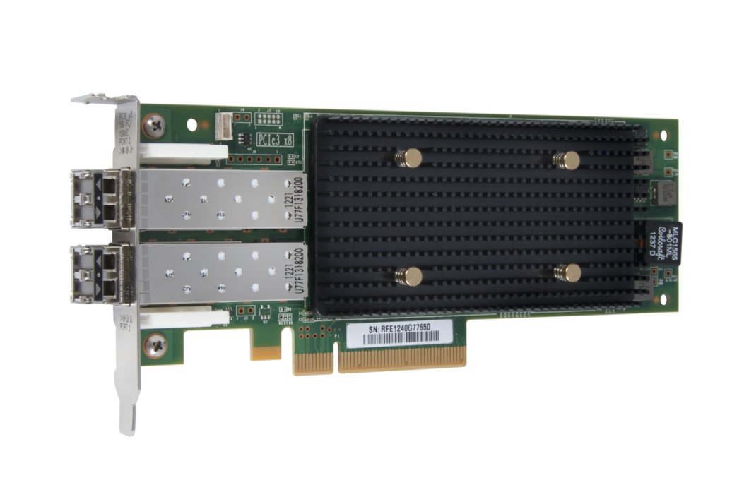 thumbnail image 2 of Emulex LPE16002 Dual Port 16Gb Fibre Channel HBA – SFP+ Adapter P005947 (Grade A Used) 2 of 5