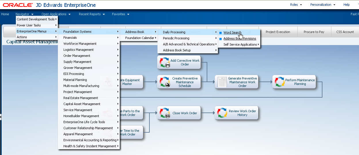 jd edwards enterprise mac