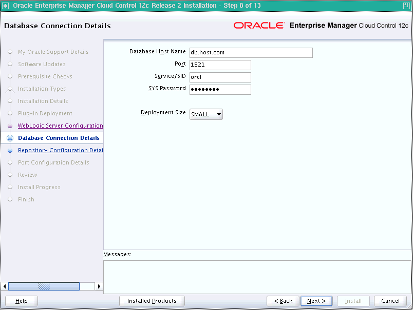 Description of db_connection_details.gif follows