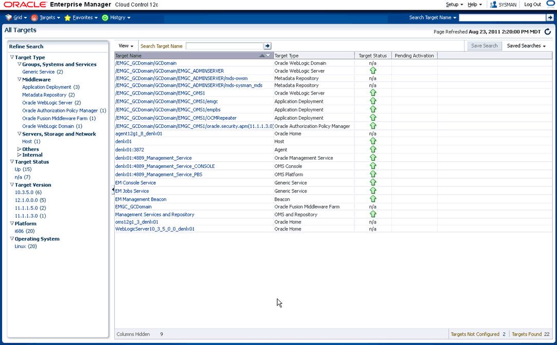 Using Cloud Control With Jd Edwards Enterpriseone 