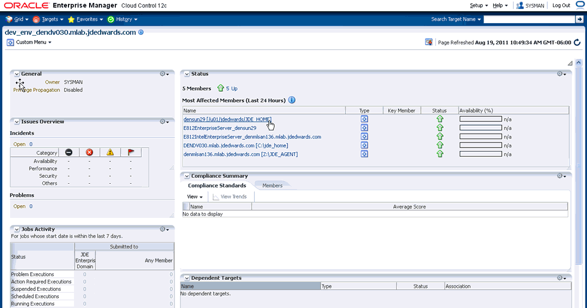 jd edwards enterprise 8.12