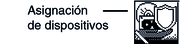 image:En la pantalla, se muestra el icono de Device Allocation Manager en el panel frontal.