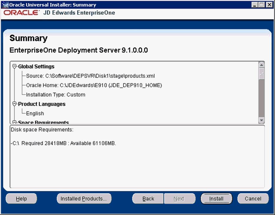 Surrounding text describes oui_dep_svr_summary_custom.gif.