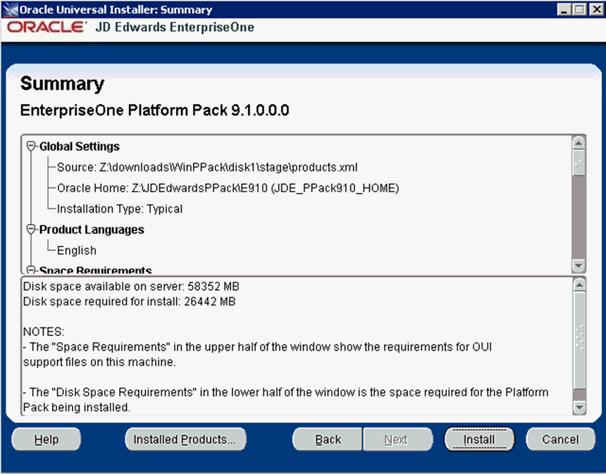 Surrounding text describes ppack_oui_sql_summary.gif.