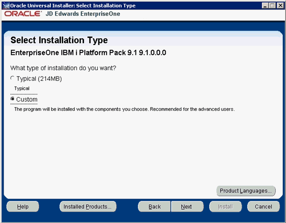 Surrounding text describes ppack_ibm_install_type_cus.gif.