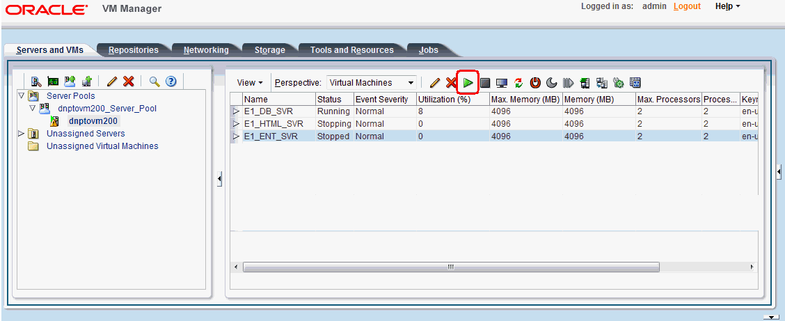 Surrounding text describes ovm_start_vm.gif.