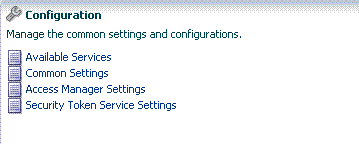 Configuration Shortcuts