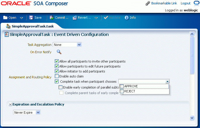 Setting Assignment and Routing Policy