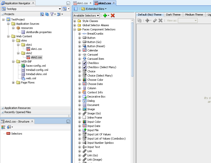 ADF Skin File in JDeveloper