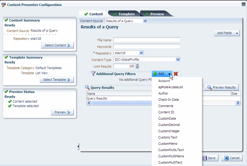 Identifying Content Type Properties