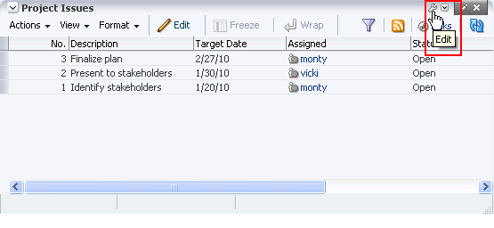 Edit icon on a Personal Documents task flow