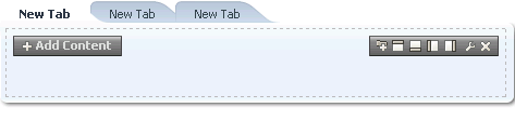 Tabbed content regions