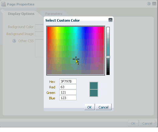 Custom color picker