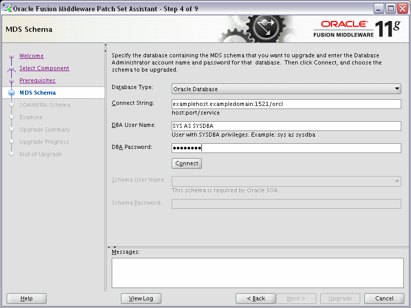 welcome screen