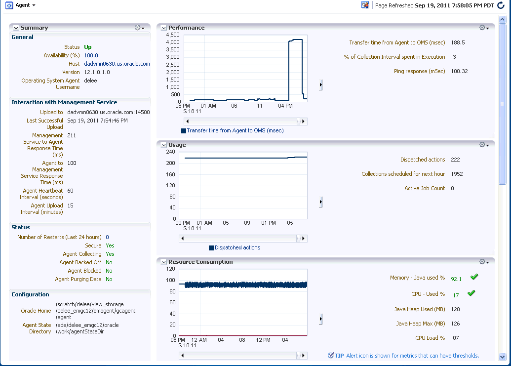Graphic shows the Agent home page.