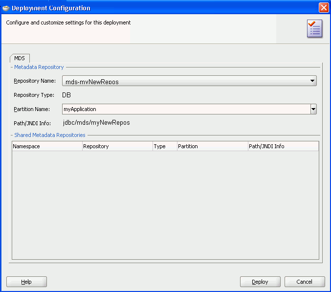 MDS Configuration Customization.