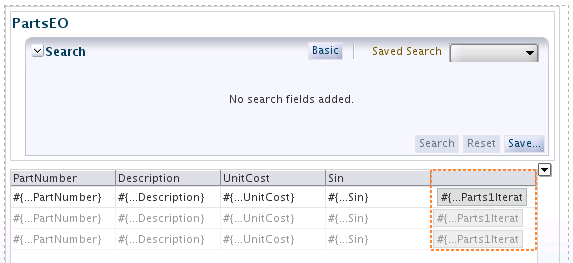 Query form with key flexfield column