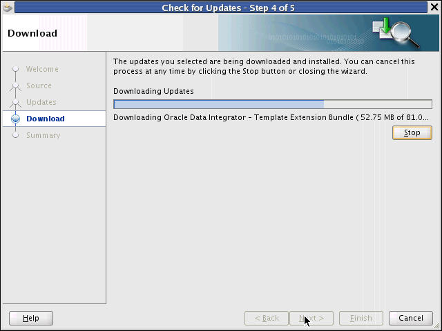 Downloading the Updates