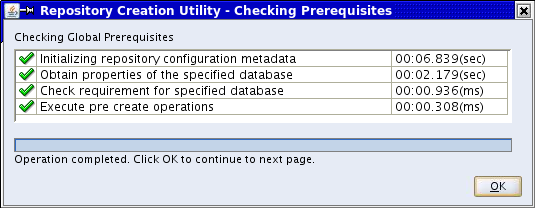 Checking Global Prerequisites