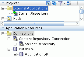 JDeveloper - Application Navigator
