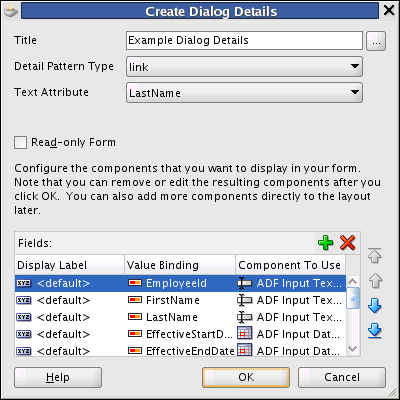 Select a data source attribute