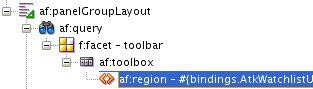 Created Region Component