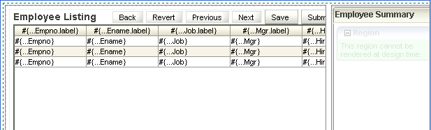 ADF Faces Components in Page Fragment Editor