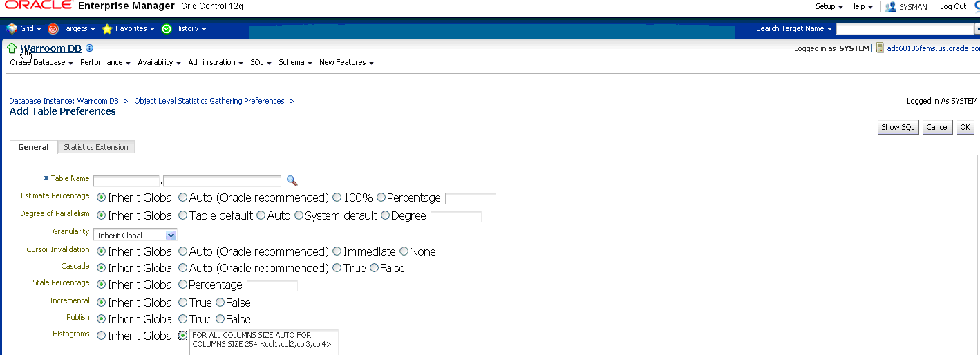 Using Oracle Enterprise Manager Grid Control