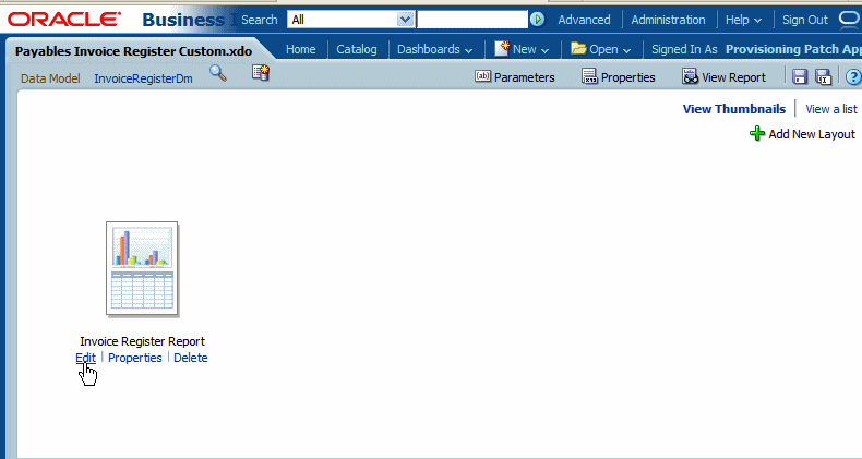 Download template file