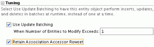 EO Editor - Tuning: Retain Ass. Accessor RowSet