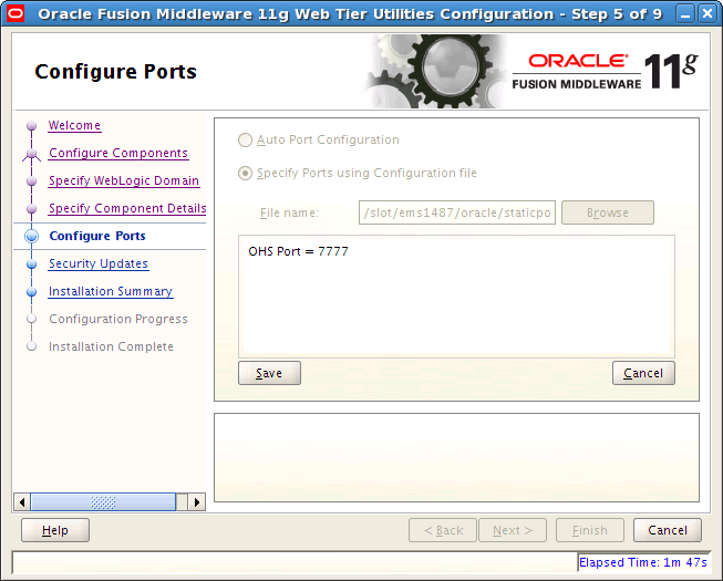 Configure Ports Window (2)