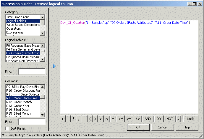 This image is an example of the populated screen.