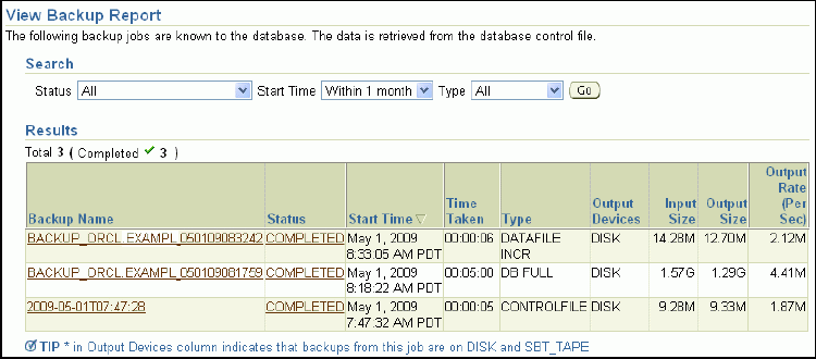 Description of backup_reports_11gr1.gif follows