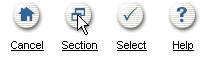 Section icon and link in Web Clipping Studio