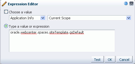 Specifying the Expression Builder statement