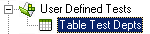 Table Test script node.