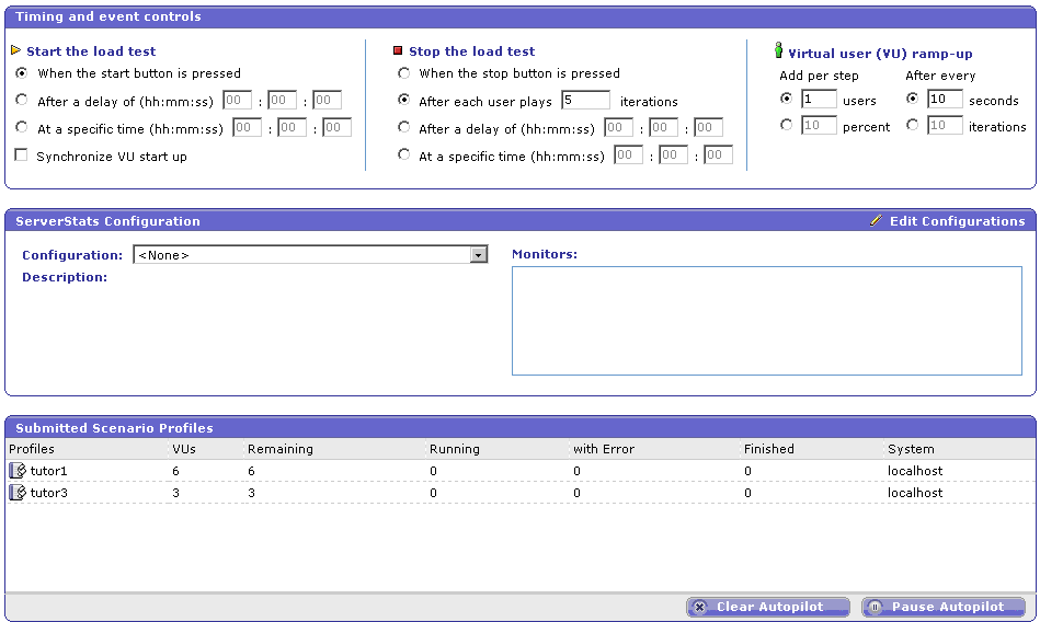 Set Up Autopilot options