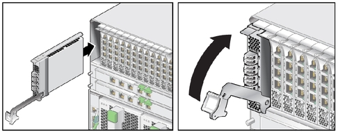 image:Illustration of steps to insert an EM into a slot.