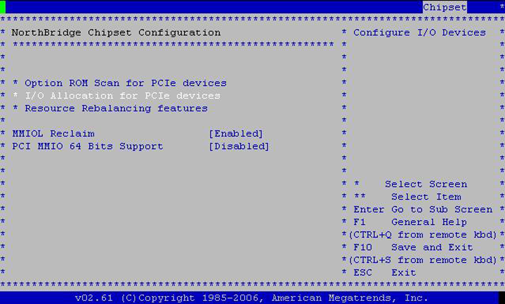 image:NorthBridge Chipset Configuration 화면의 그림