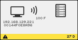 (27) DHCP 广播故障图标。