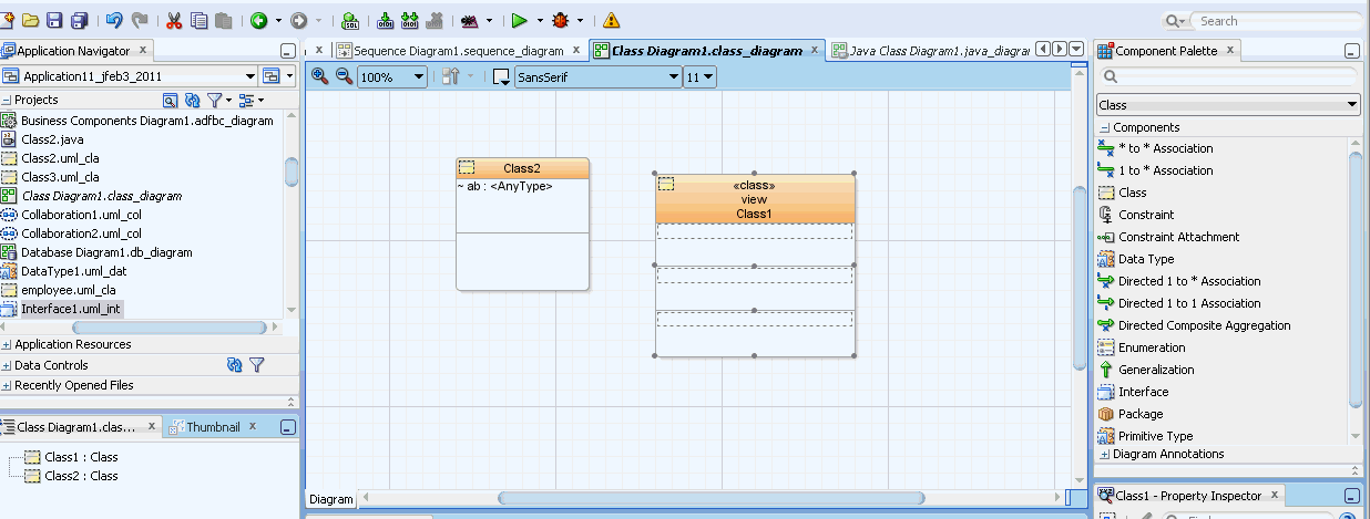 class diagram example