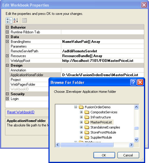 File system folder picker