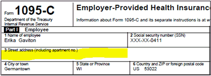 Sources For Forms 1095 C And 1094 C And1095 C Xml