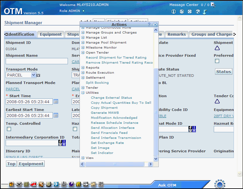 Oracle Transportation Management Integrating Oracle Transportation Management With Oracle E 1288