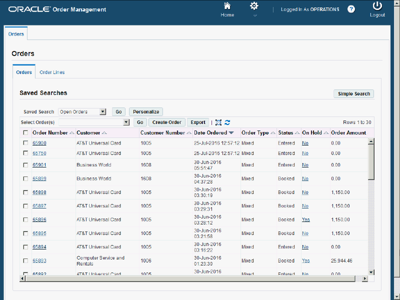 Oracle Order Management User s Guide Oracle Order Management User s Guide