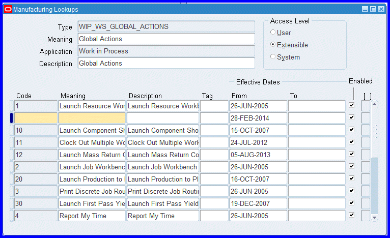 Oracle Manufacturing Execution System for Discrete Manufacturing User's  Guide